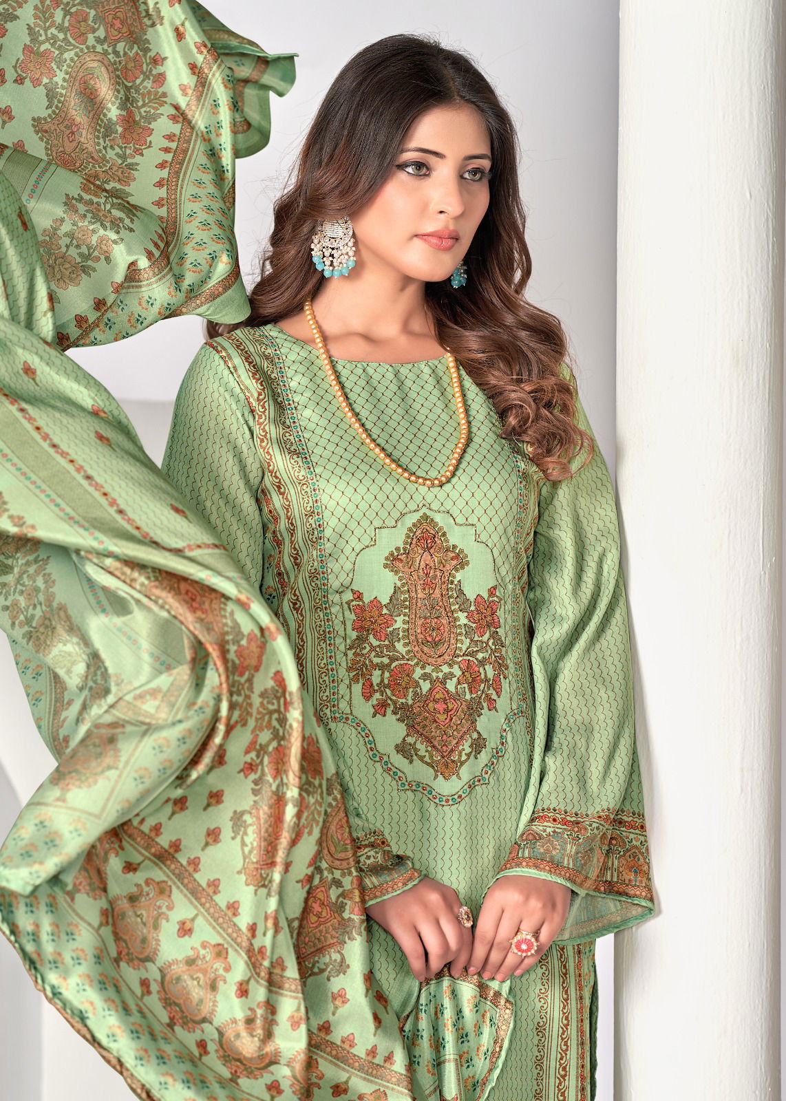 Suramya By Bela Hand Work Muslin Digital Printed Suits Wholesalers In Delhi
